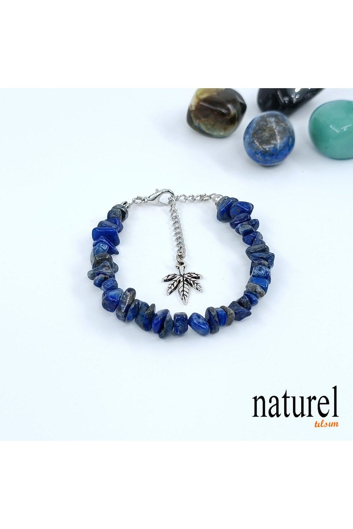 Natural Stone Lapis Lazuli Women's Bracelet - Broken Natural Stone - Gift Bracelet - Swordslife