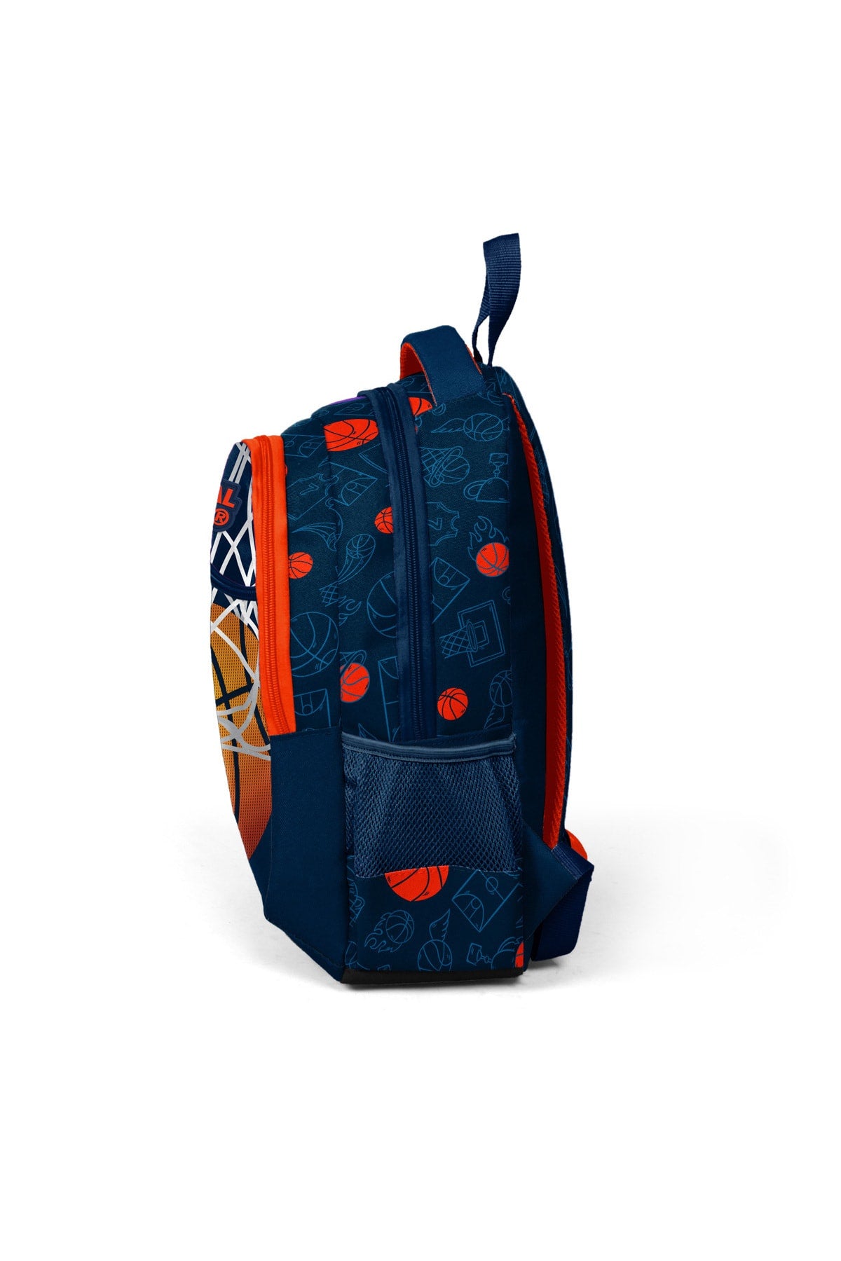 Kids Navy Blue Three Compartment School Bag 23493