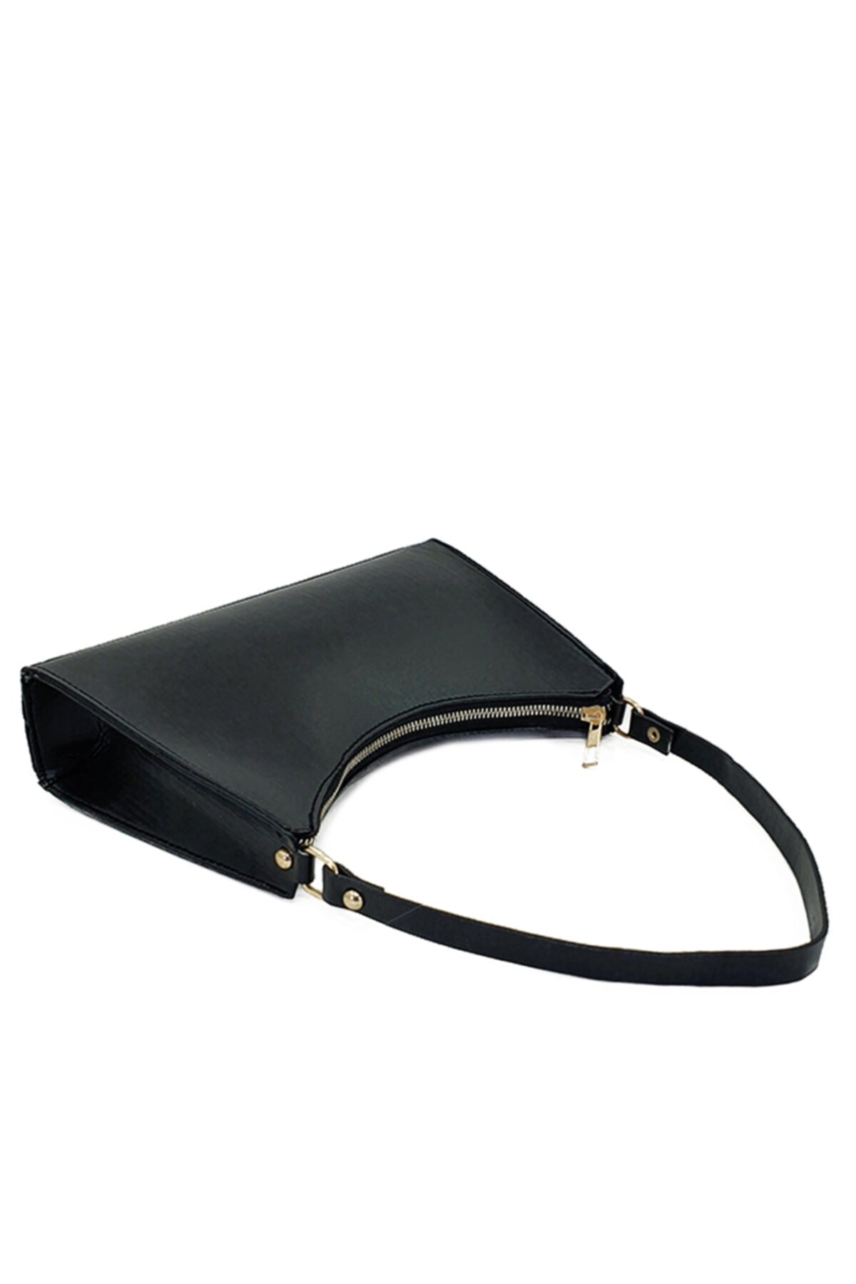 Black Baguette Baguette Hand And Shoulder Bag Gc009000