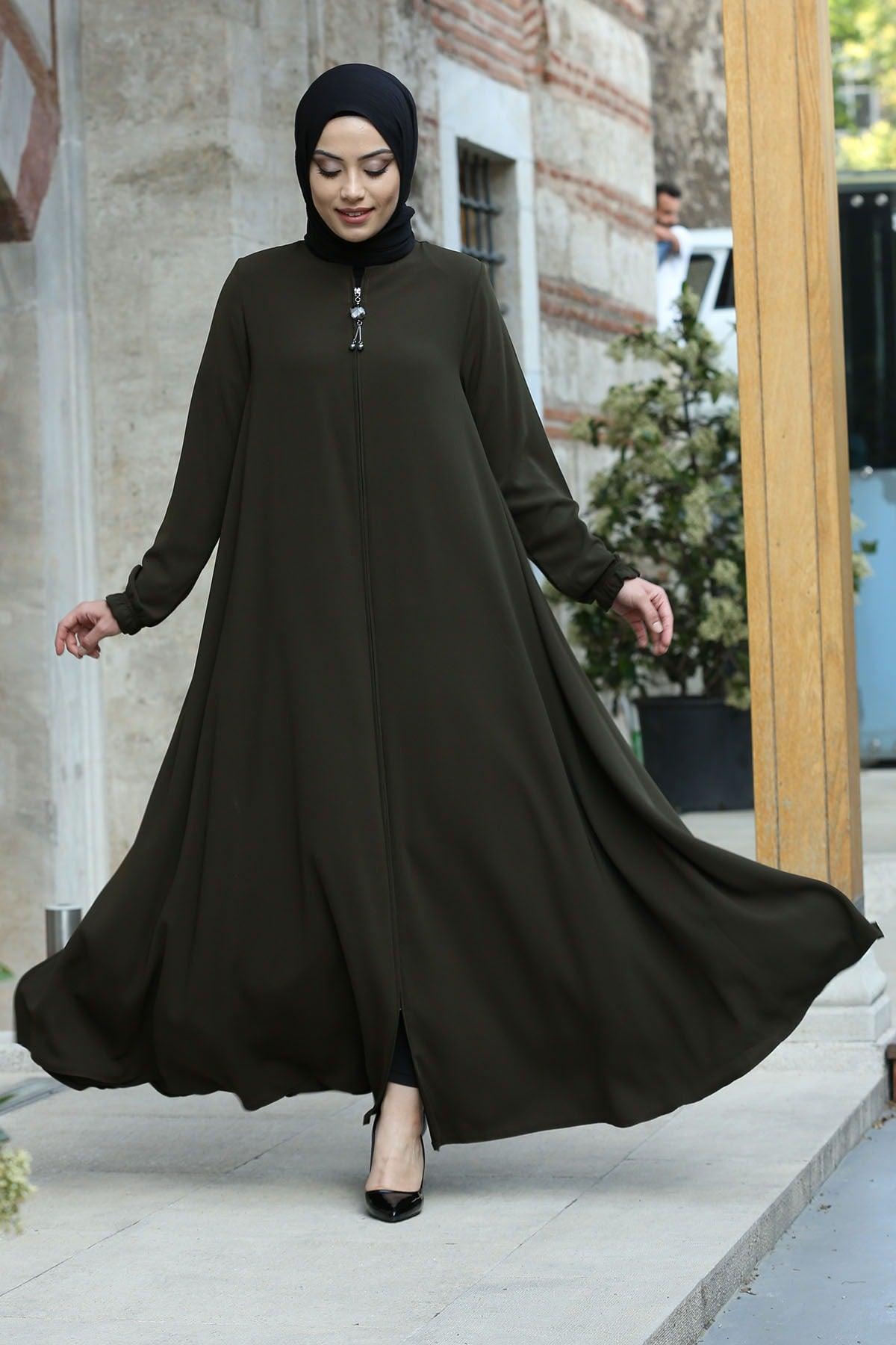 Mevlana Abaya Khaki (GREEN) - Swordslife