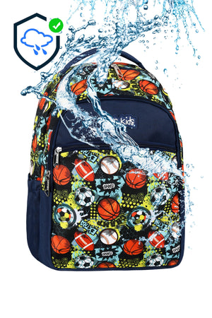 Licensed Sports Patterned Primary School Bag Lunch Bag And Pencil Holder Set Of 3