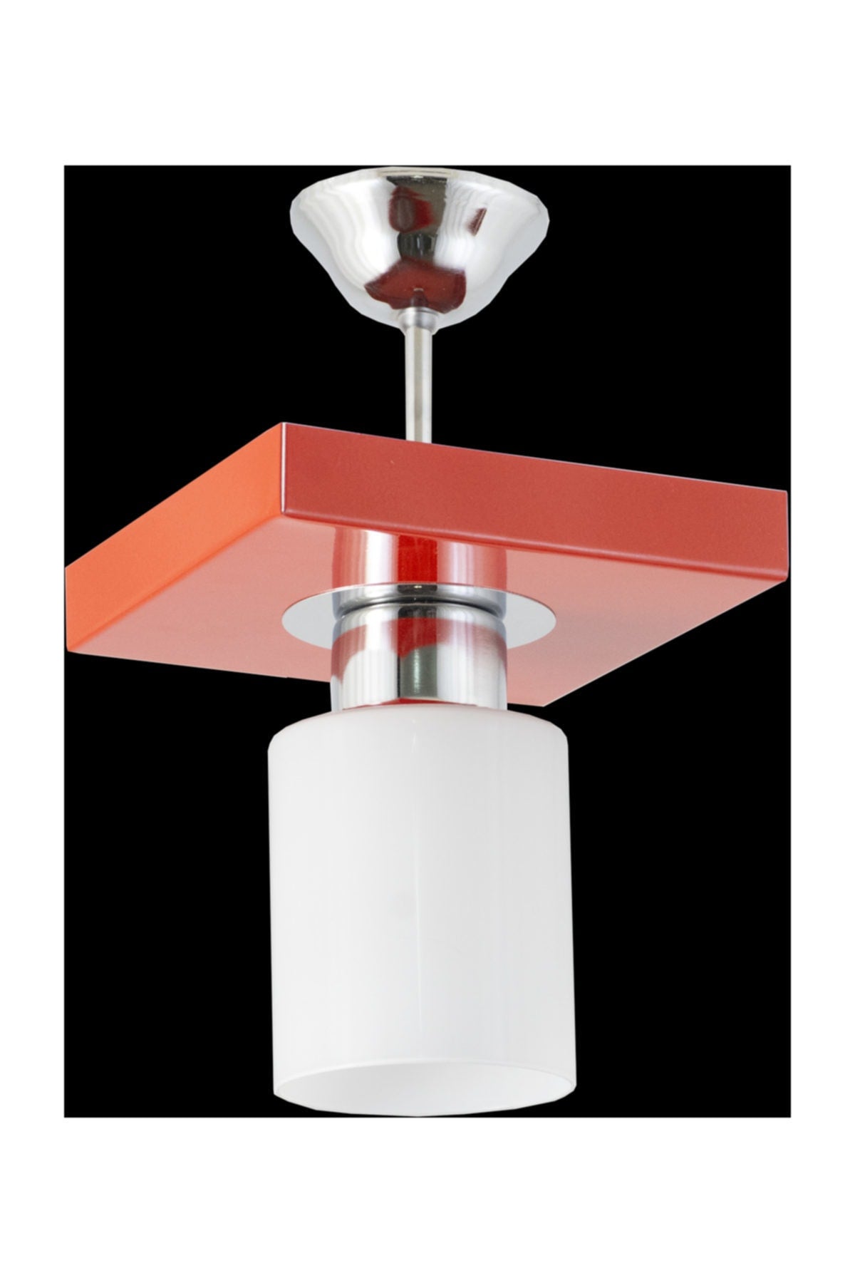 Single Modern Sports Model Square Tray Red Chandelier