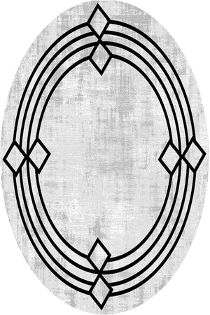 Punto Non-Slip Dot Base Washable Non-Slip (100x100) Round Bath Mat And Bathroom Rug - Swordslife