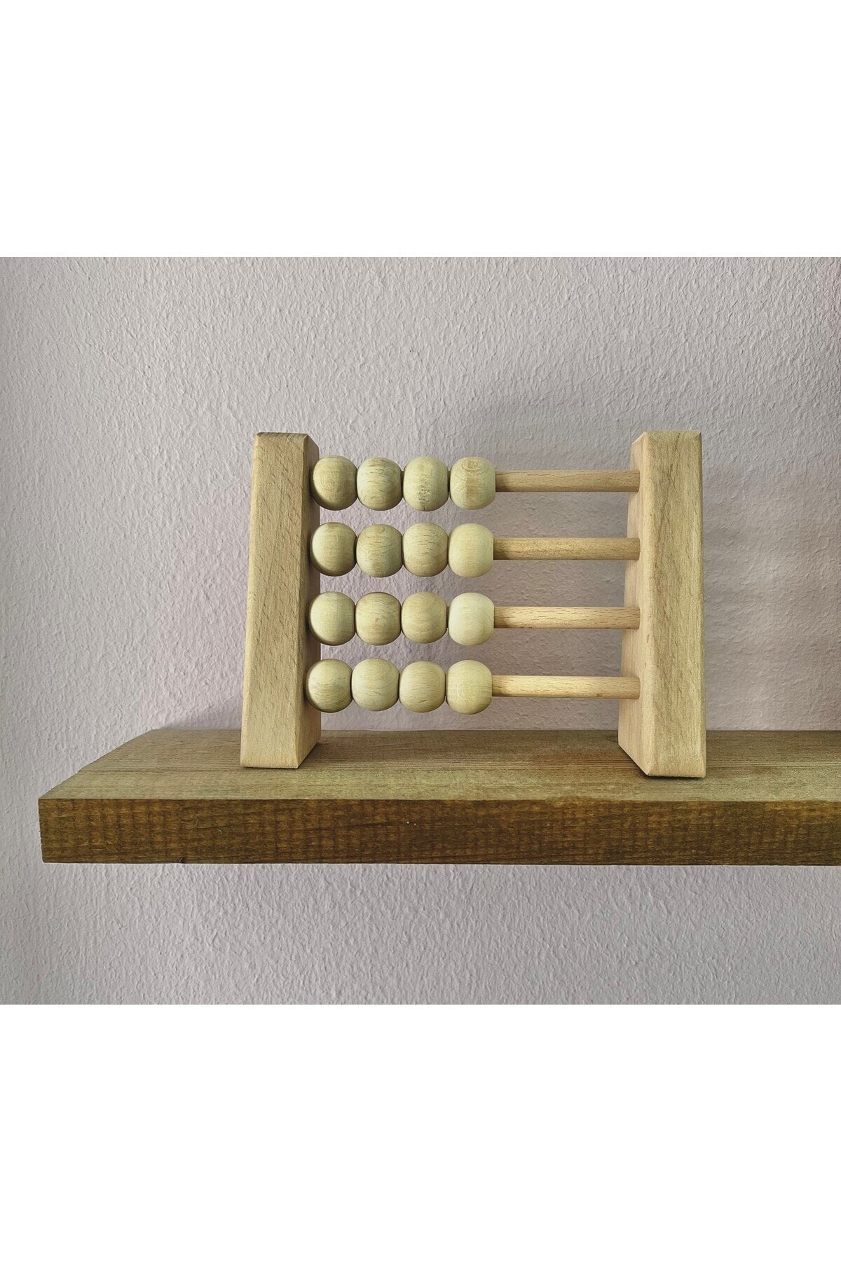 Natural Healthy Wooden Toy Montessori Abacus Analytical Intelligence Mathematics Kids Baby Room Decor