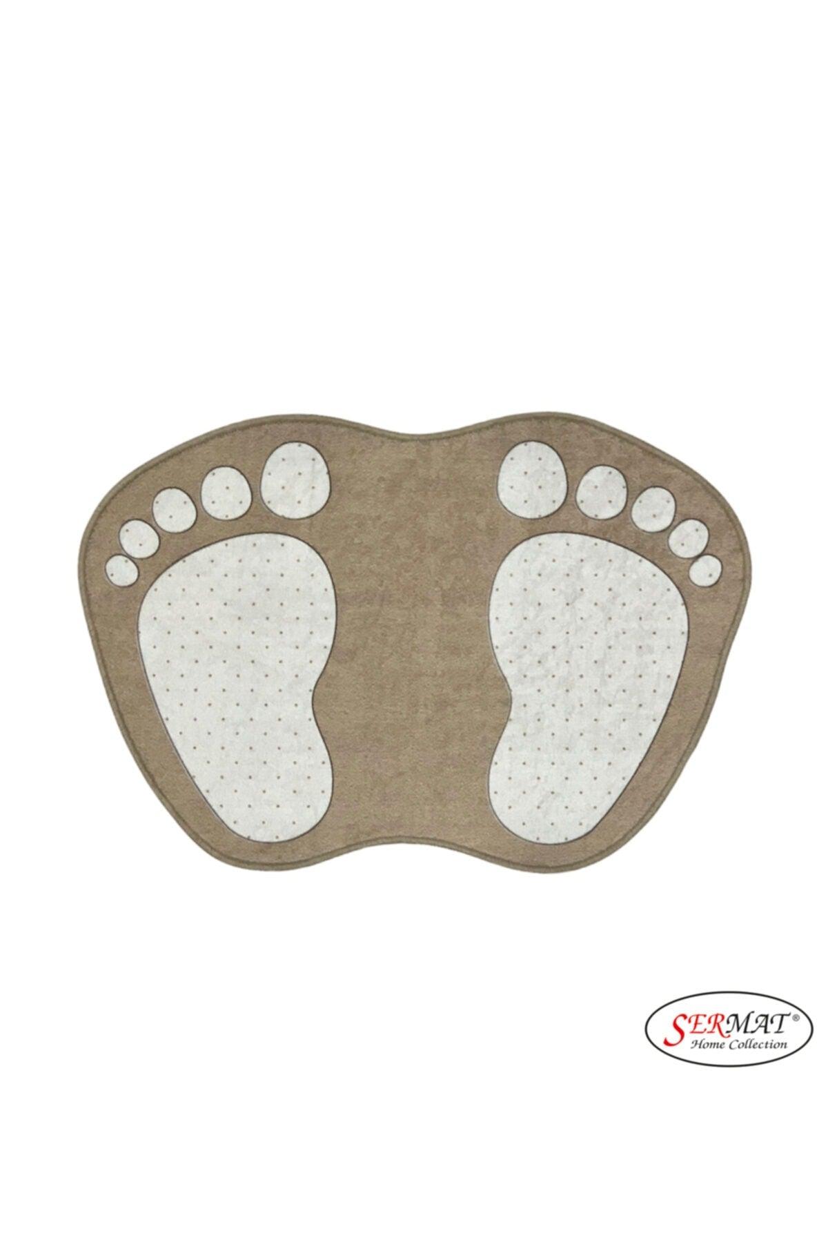 Footprint Pattern Bath Mat 40cmx60cm - Swordslife