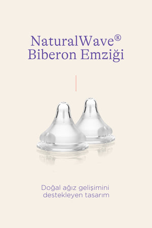 Natural Wave Nipple Fast Flow 2Pcs