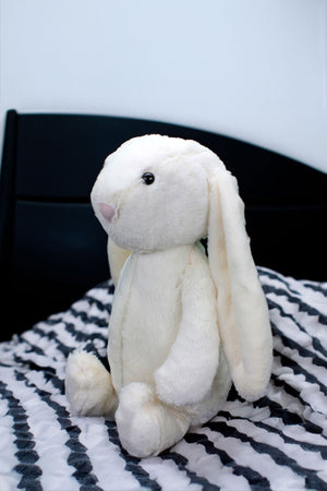 Furry Rabbit Plush 50Cm Ecru