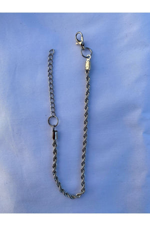 Men'S Twist Chain Necklace Bracelet Set