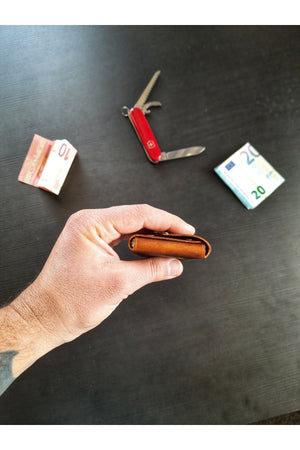 Olmeca Genuine Card Holder.Leather Wallet Personalized.