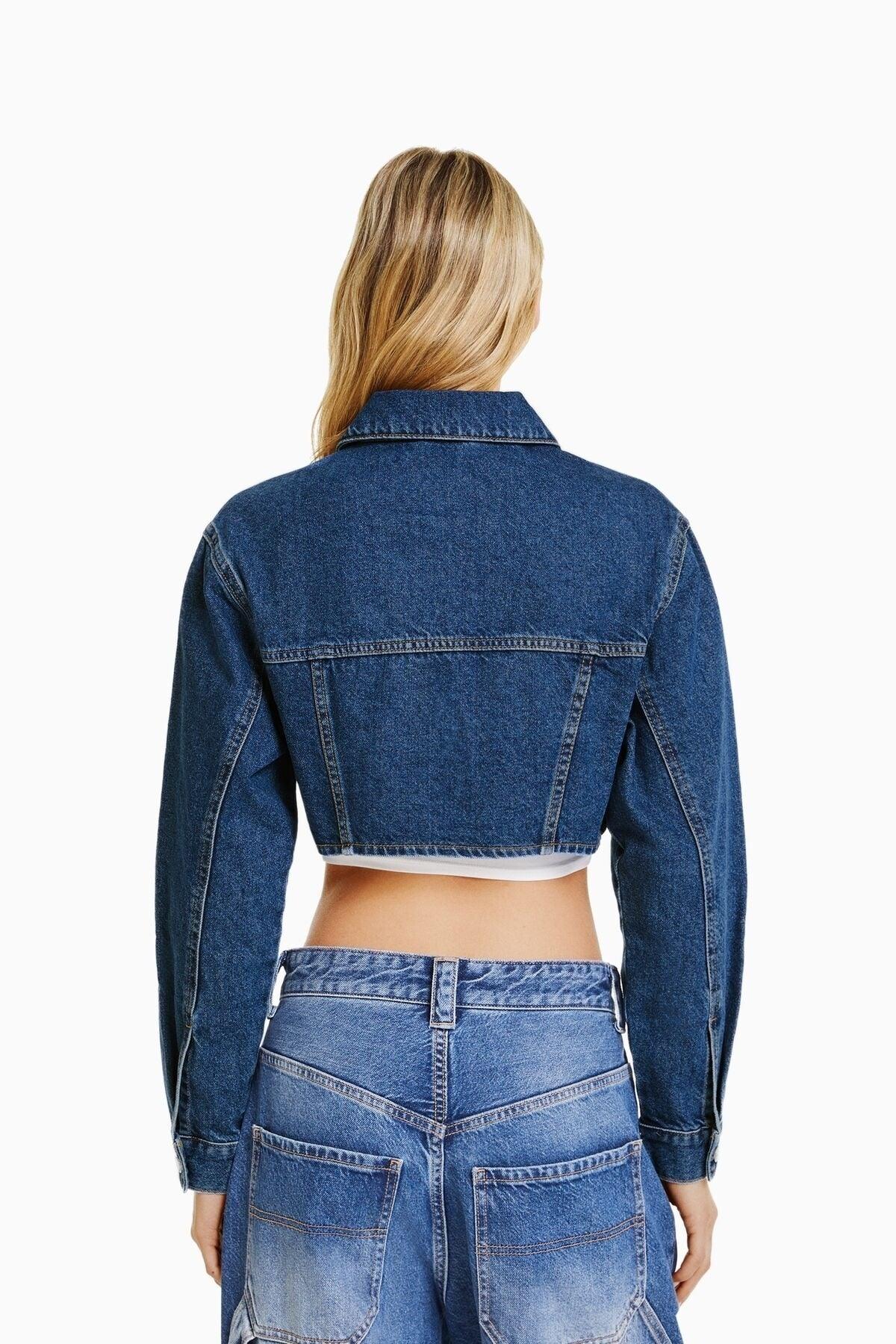 Cropped Denim Jacket - Swordslife