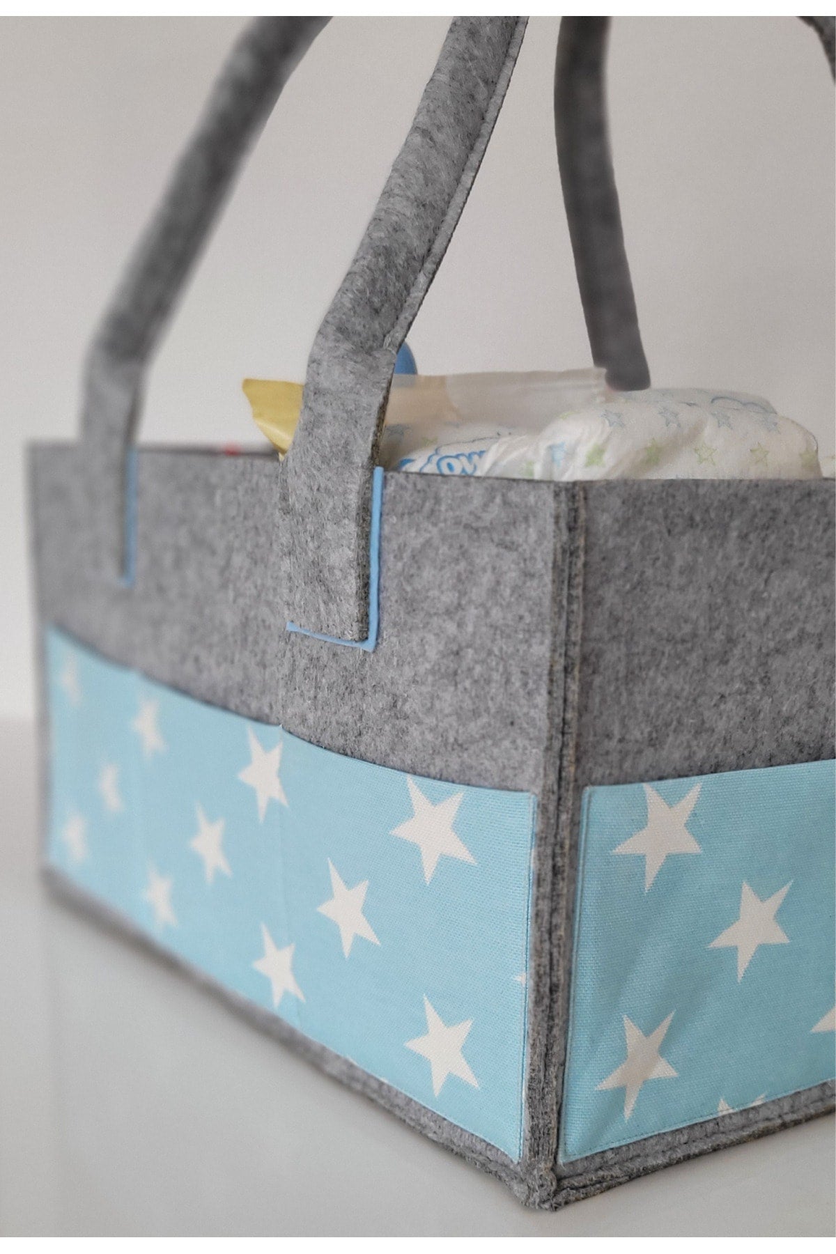 Handmade Multi-Purpose Felt Mother Baby Care And Organizer Bag Functional Organizer