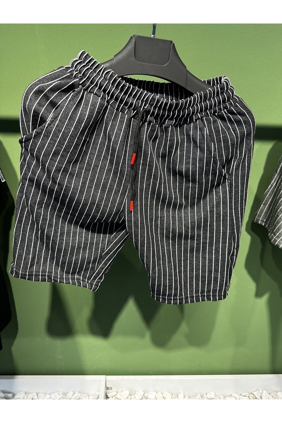 Black Khaki Gray Men'S Striped Regular Fit 3-Pack