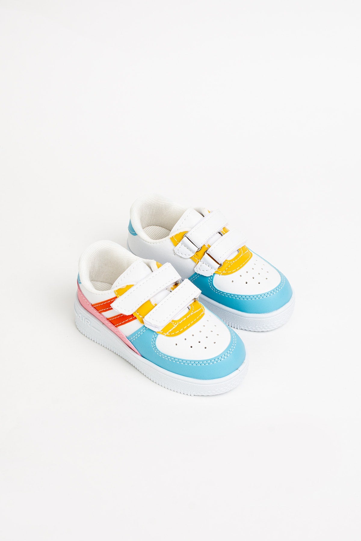 Kids Blue Orange Sneakers Kids Shoes