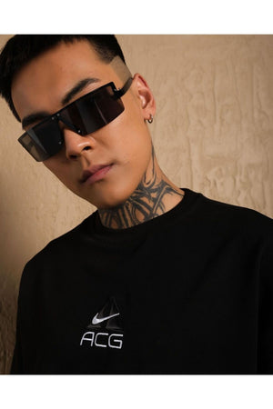 Men'S Oversize Patterned 100% Cotton Crew Neck Short Sleeve T-Shirt