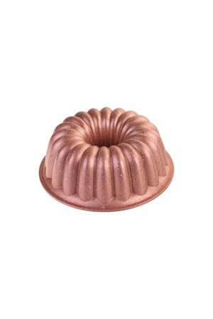 Arya 24 Cm Cast Cake Mold Golden Pink