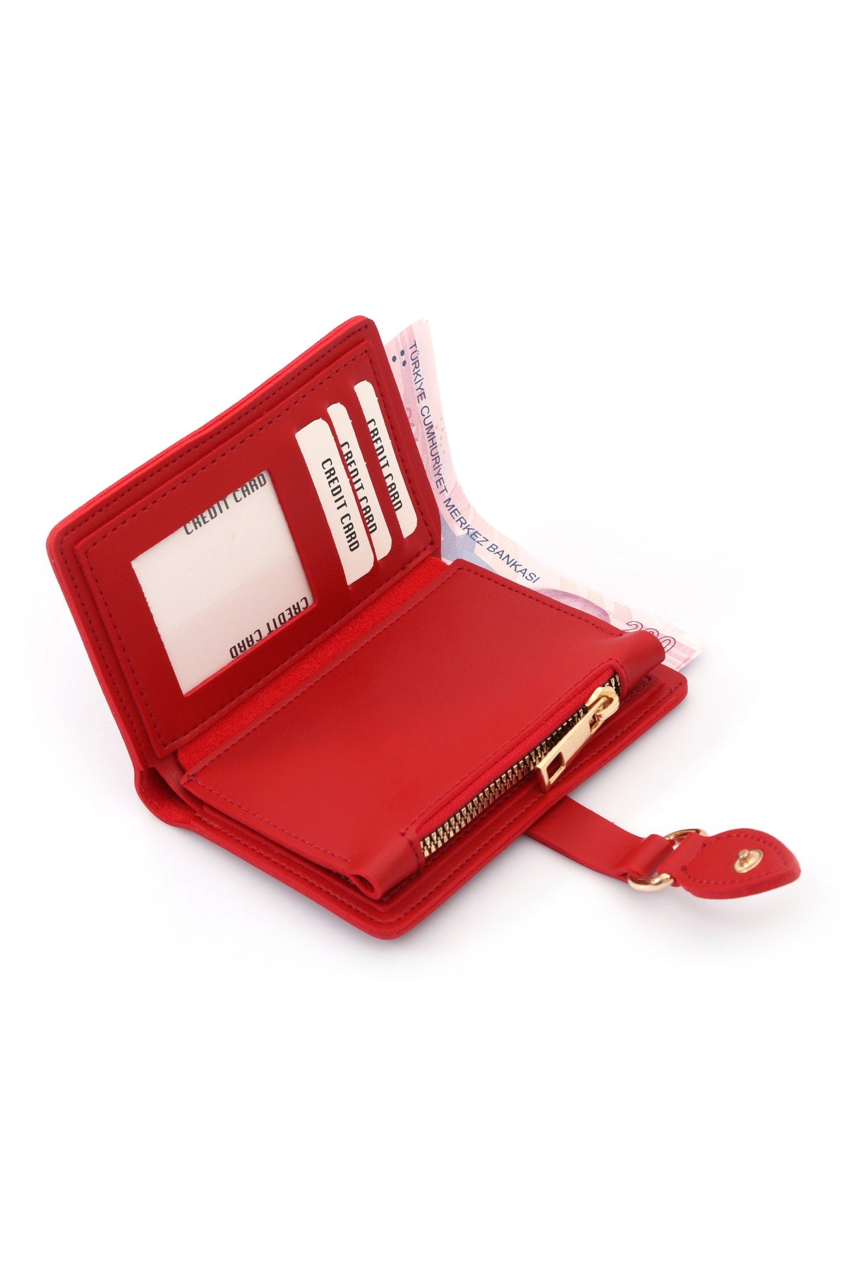 Women'S Wallets Red Women'S Wallets Accessory