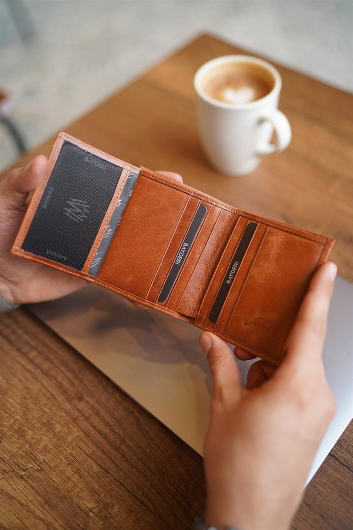 Lisande Genuine Leather Polite Men'S Wallet Crazy Hazelnut