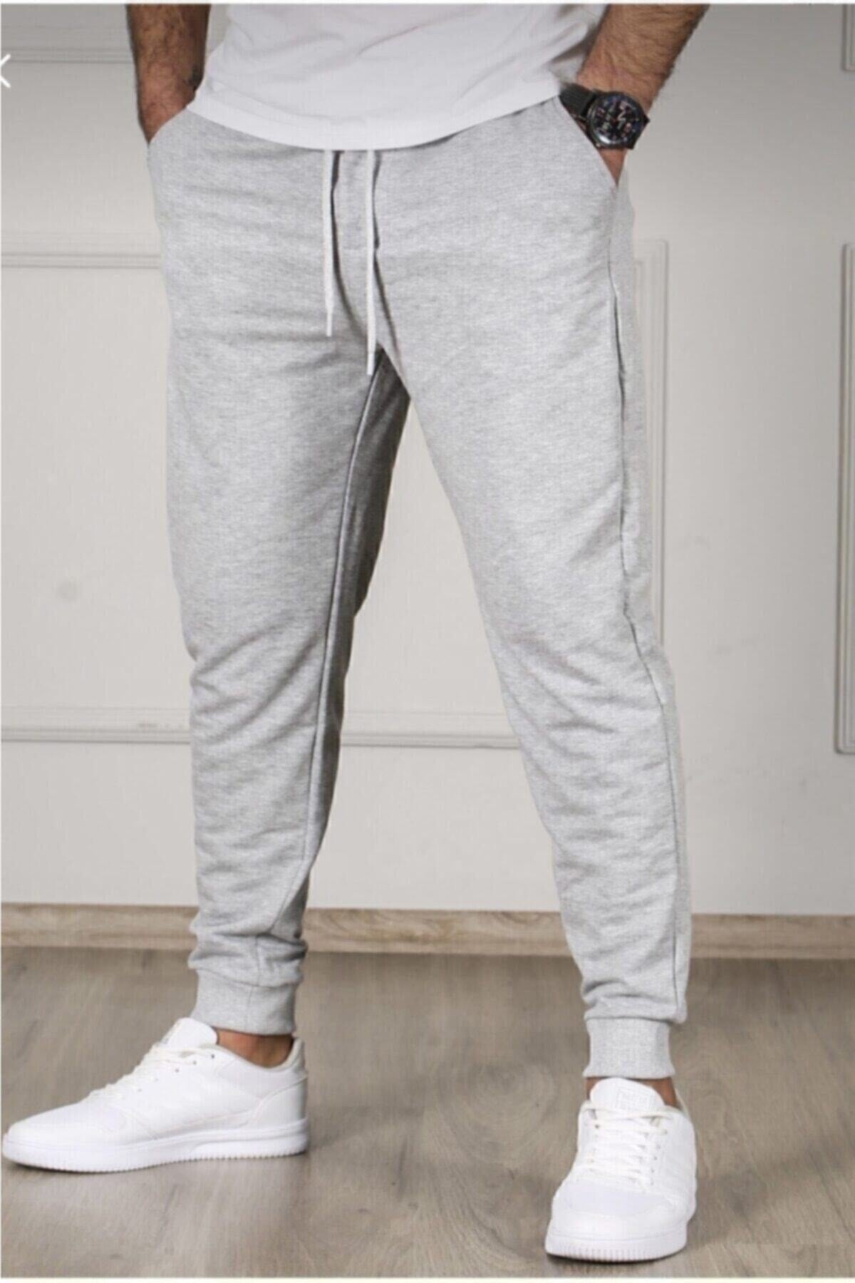 Gray Color Slim Fit Jogger Bottom Tracksuit