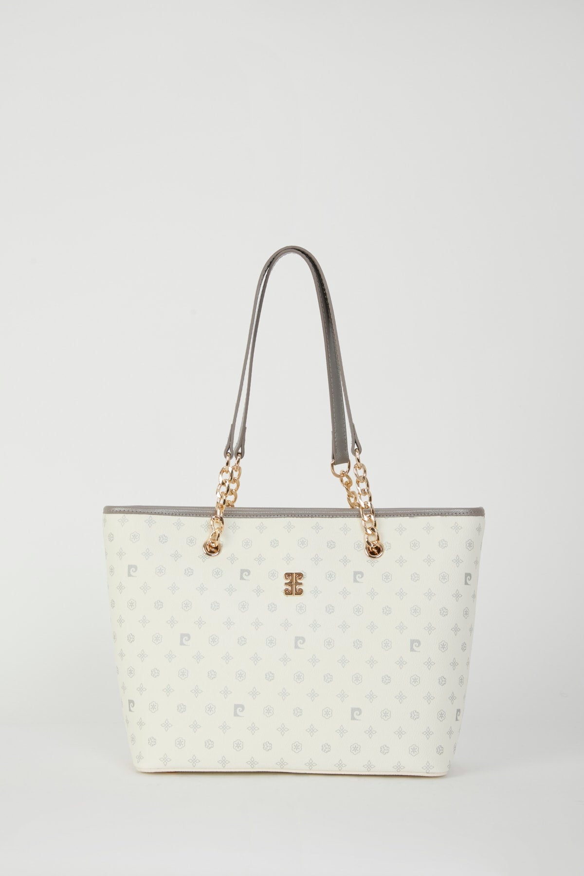 White Monogram Women's Shoulder Bag 05PO22Y1546