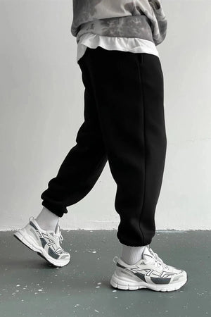 Unisex 2Ip Knitted Fabric Tracksuit Bottom