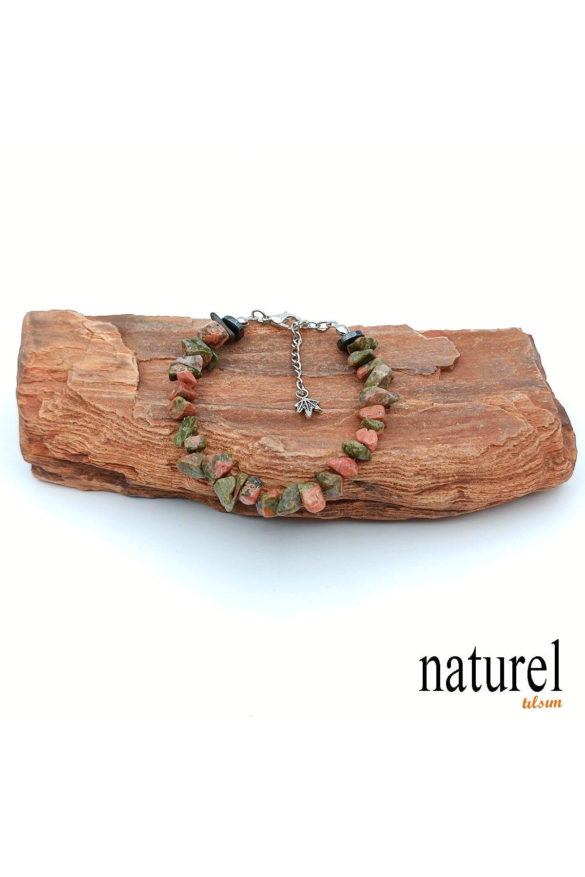 Natural Stone Unakit Women's Bracelet - Broken Natural Stone - Gift Bracelet - Swordslife