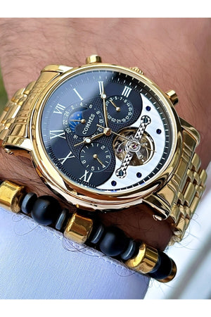 Time Automatic Movement Luxury Men'S Wristwatch