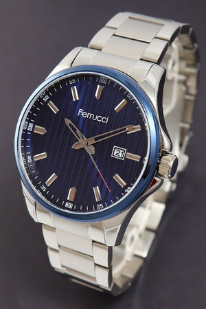 Steel Men'S Wristwatch With Calendar 178014