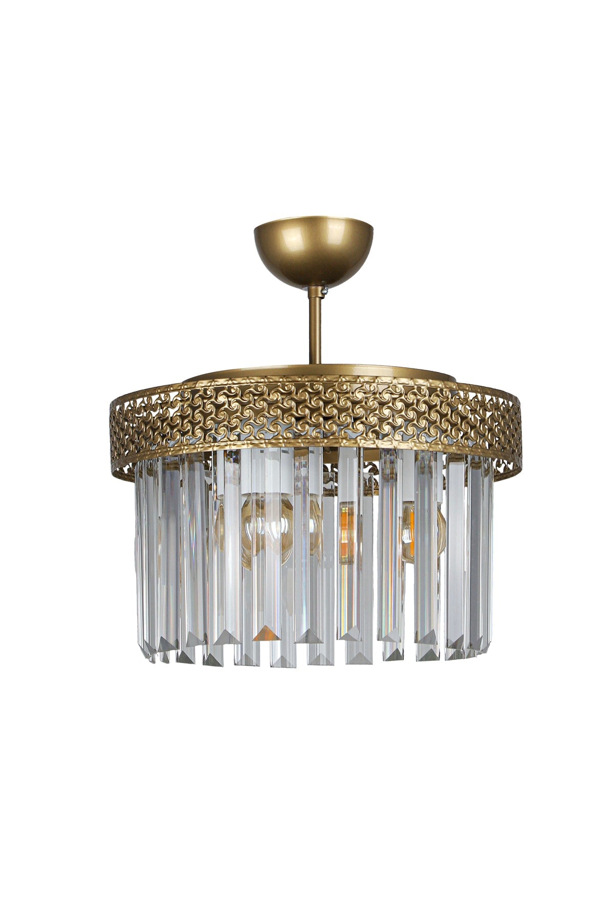 Sitrus 3Rd Antique Lux Crystal Stone Chandelier