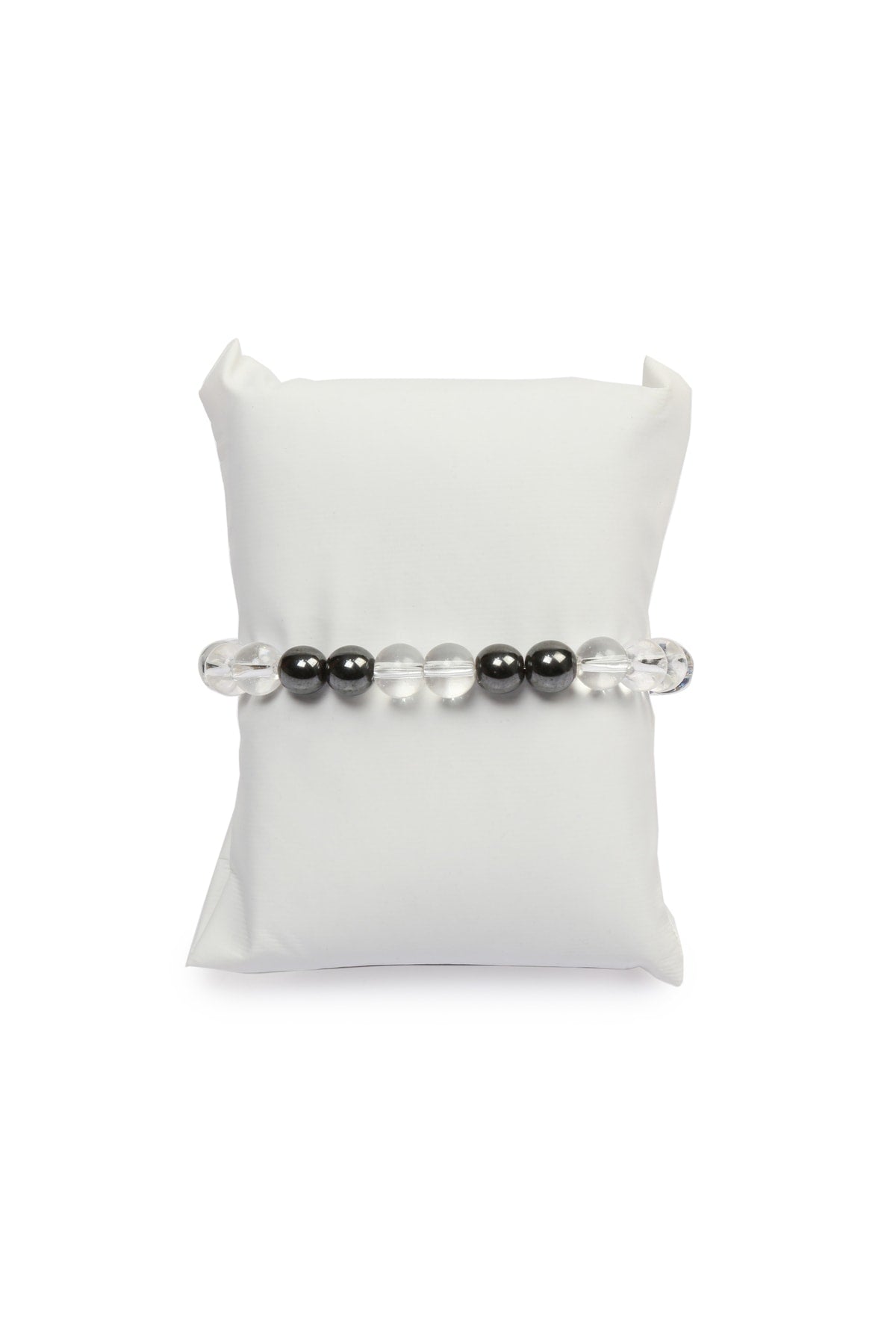 Certified Natural Stone Stress Charm Bracelet (Azurite, Hematite, Crystal Quartz Stone Natural Stone Bracelet)