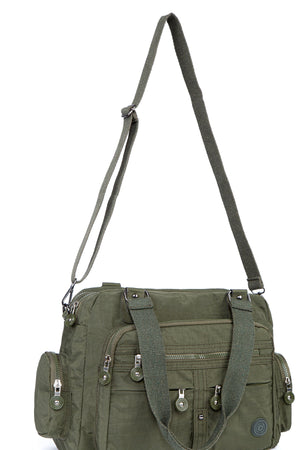 Women'S Multi-Eye Crinkle Shoulder And Handbag