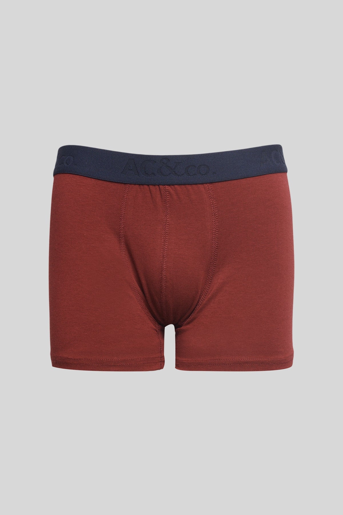 Men'S Navy Blue 3-Pack Cotton Flexible Boxer
