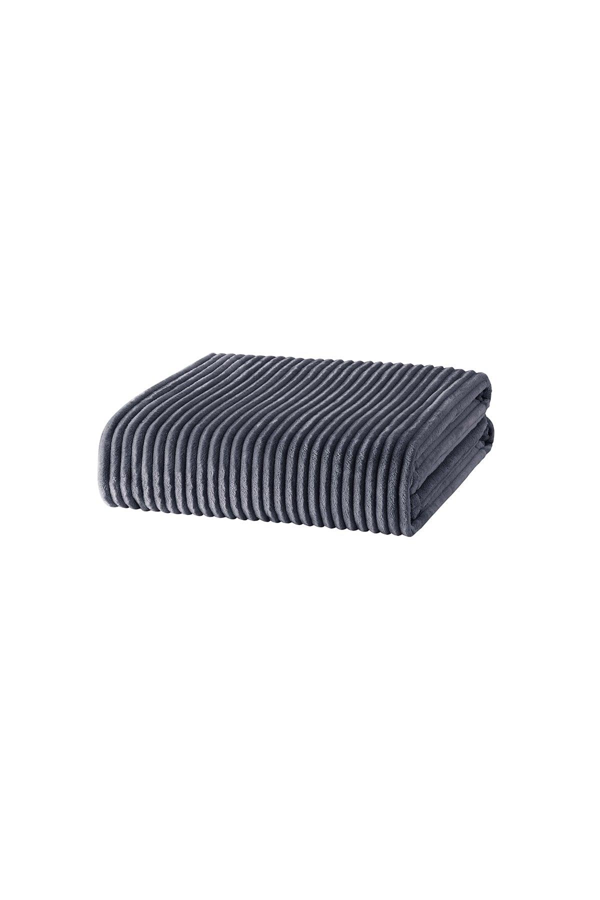 Holly Wellsoft Single Blanket - Anthracite - Swordslife