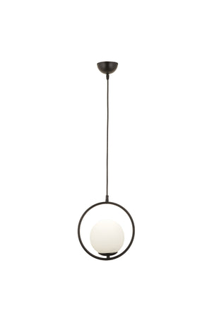 Luis Single Black Pendant Lamp With White Glass Modern Pendant Lamp Kitchen Living Room Pendant Lamp Chandelier