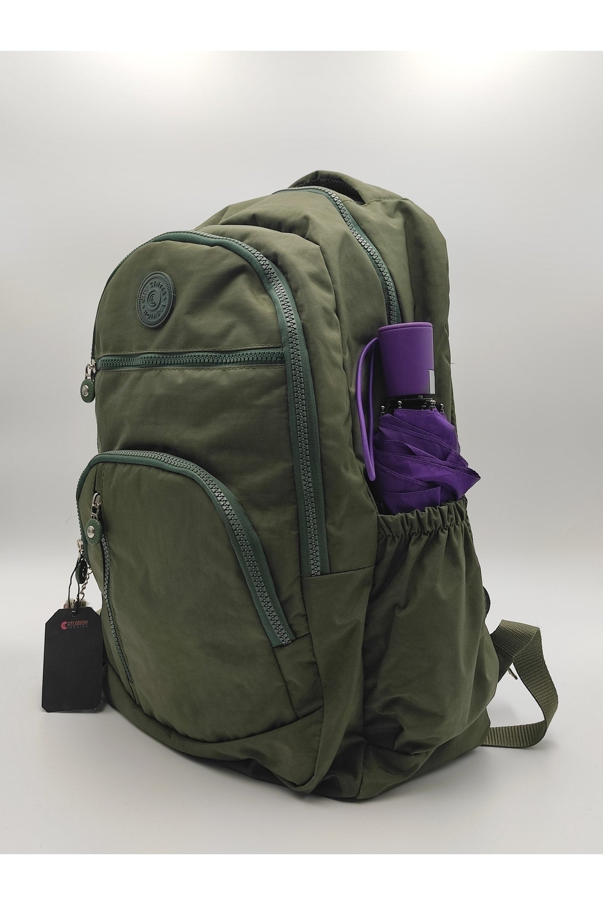 Unisex Crinkle Waterproof Fabric Large Size Multi-Cell School And Travel Backpack Cty-Lbn-101