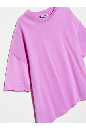 3683 Basic T-shirt-dark Lilac - Swordslife