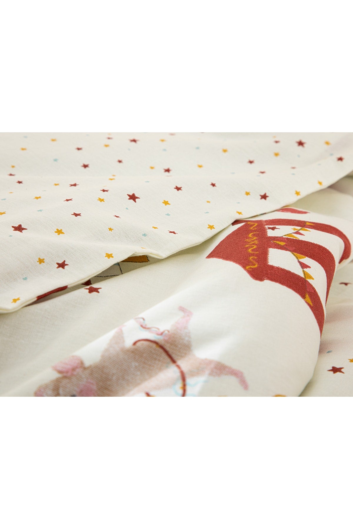 Carnival Cotton Baby Duvet Cover Set 100X150 Cm Beige