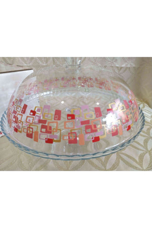 Filigree Cake Dome With Foot Pattern