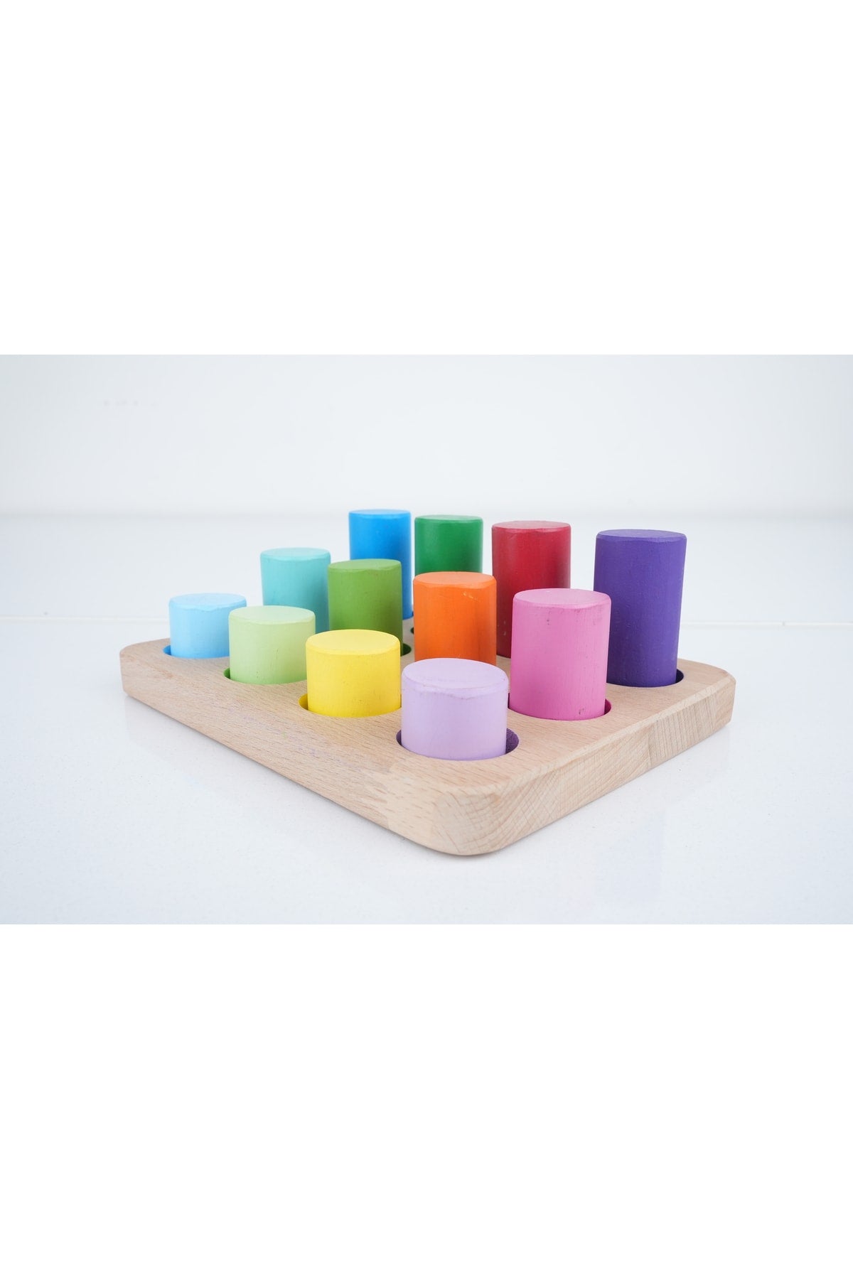 Cylinders with Montessori Matching Table