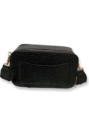 Women'S Canta Crochet Pattern Quality Sport Stylish Crossbody Two Compartment Pocket Shoulder Bag (Small Size)