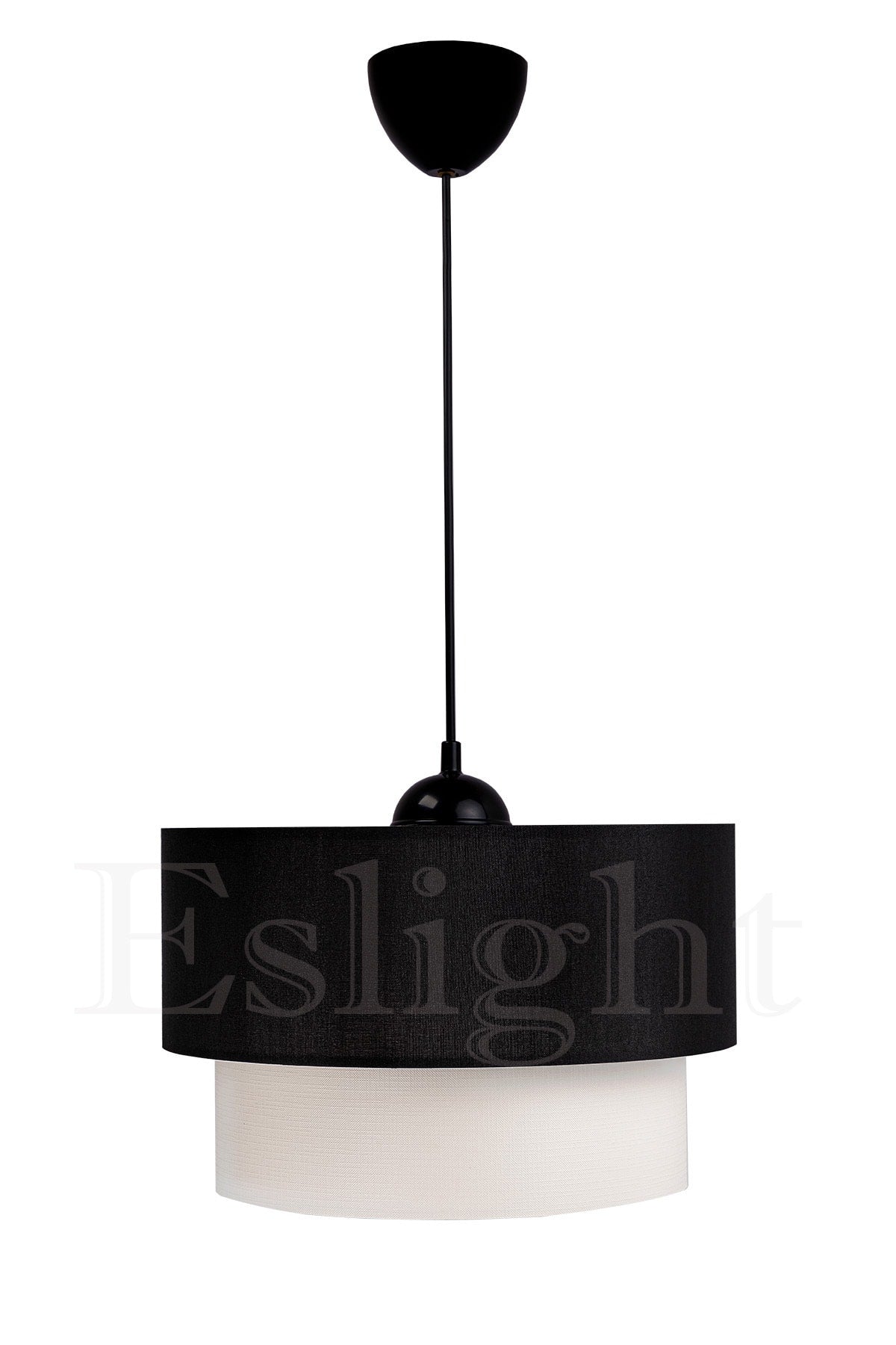 Pasta Single Pendant Lamp Chandelier Black E195