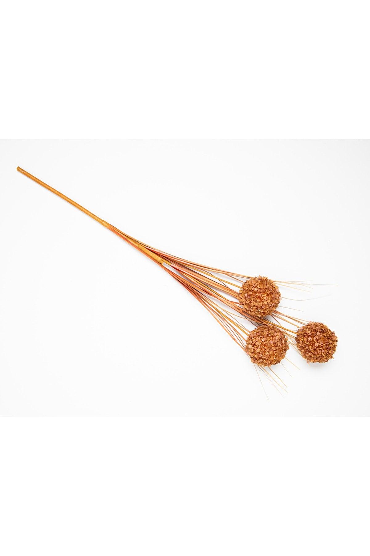 Grass Bush Single Branch Artificial Flower 63 Cm Brown - Swordslife