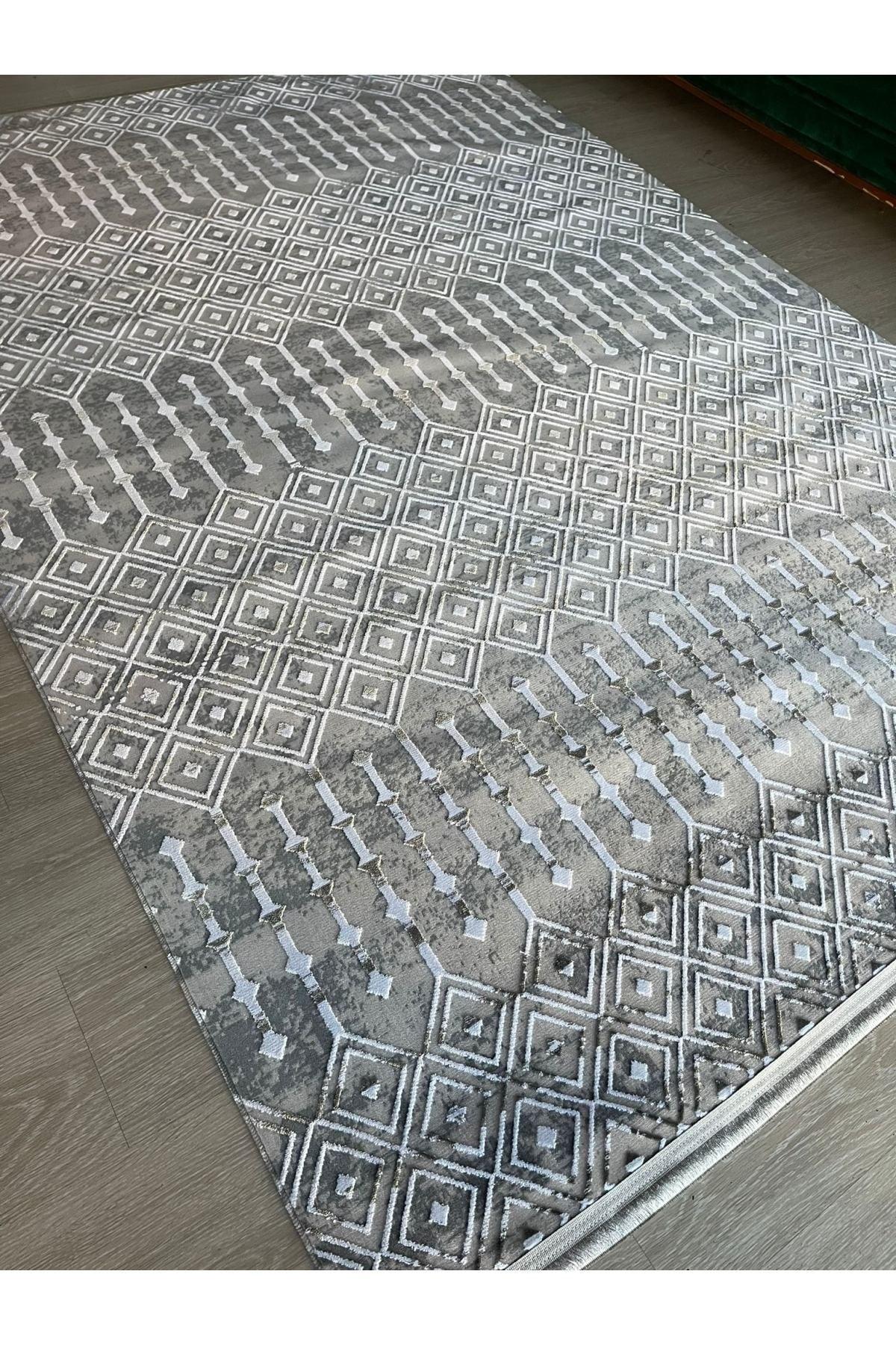 4 Seasons Modern Woven Carpet Fringed, Stain Resistant.(Special Sizes Can Be Made.)grey-scandinavian - Swordslife