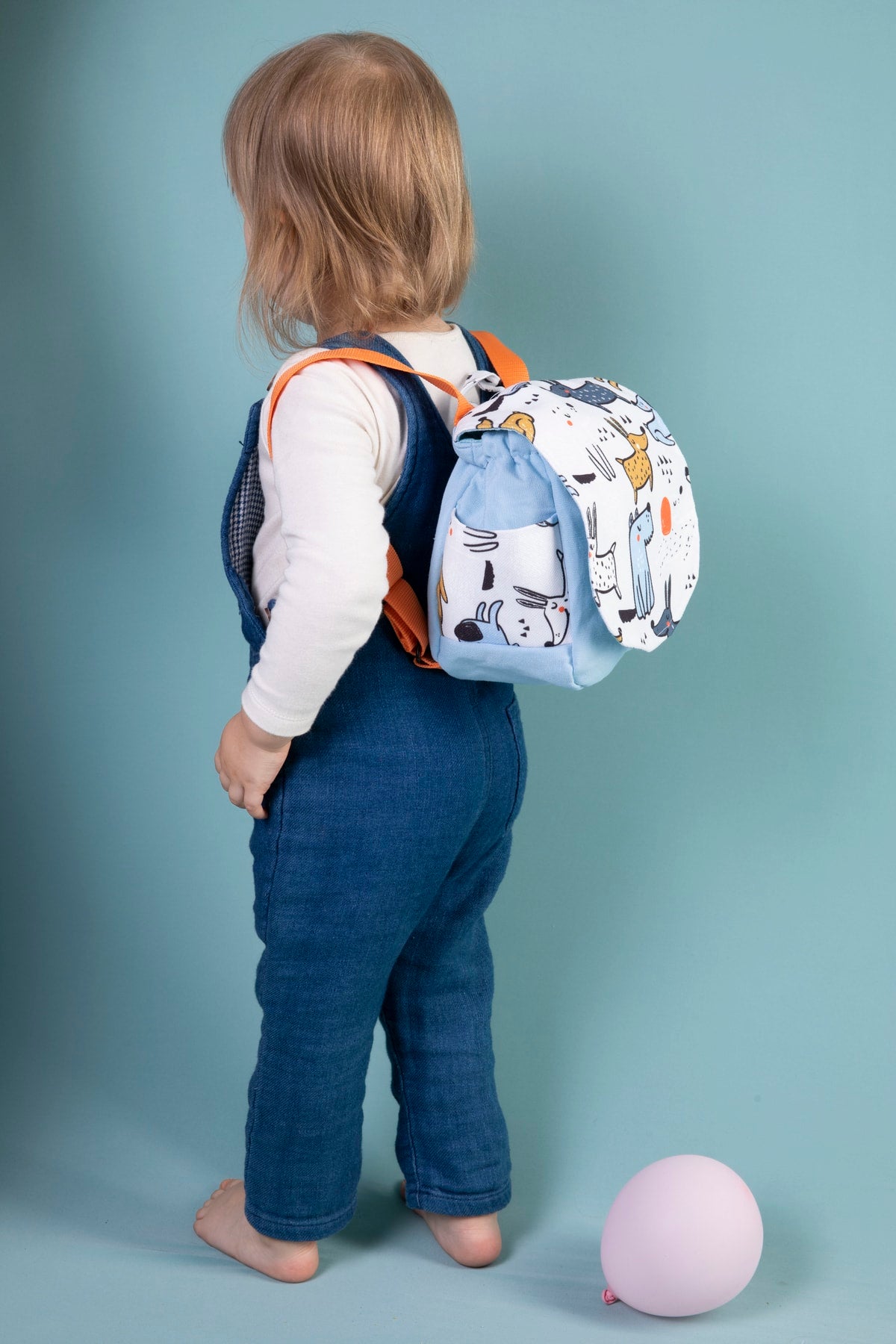 Jumping Dogs 101 Kids Backpack 20X18X10 - (0 - 1 - 2 - 3 - 4 Years Old)
