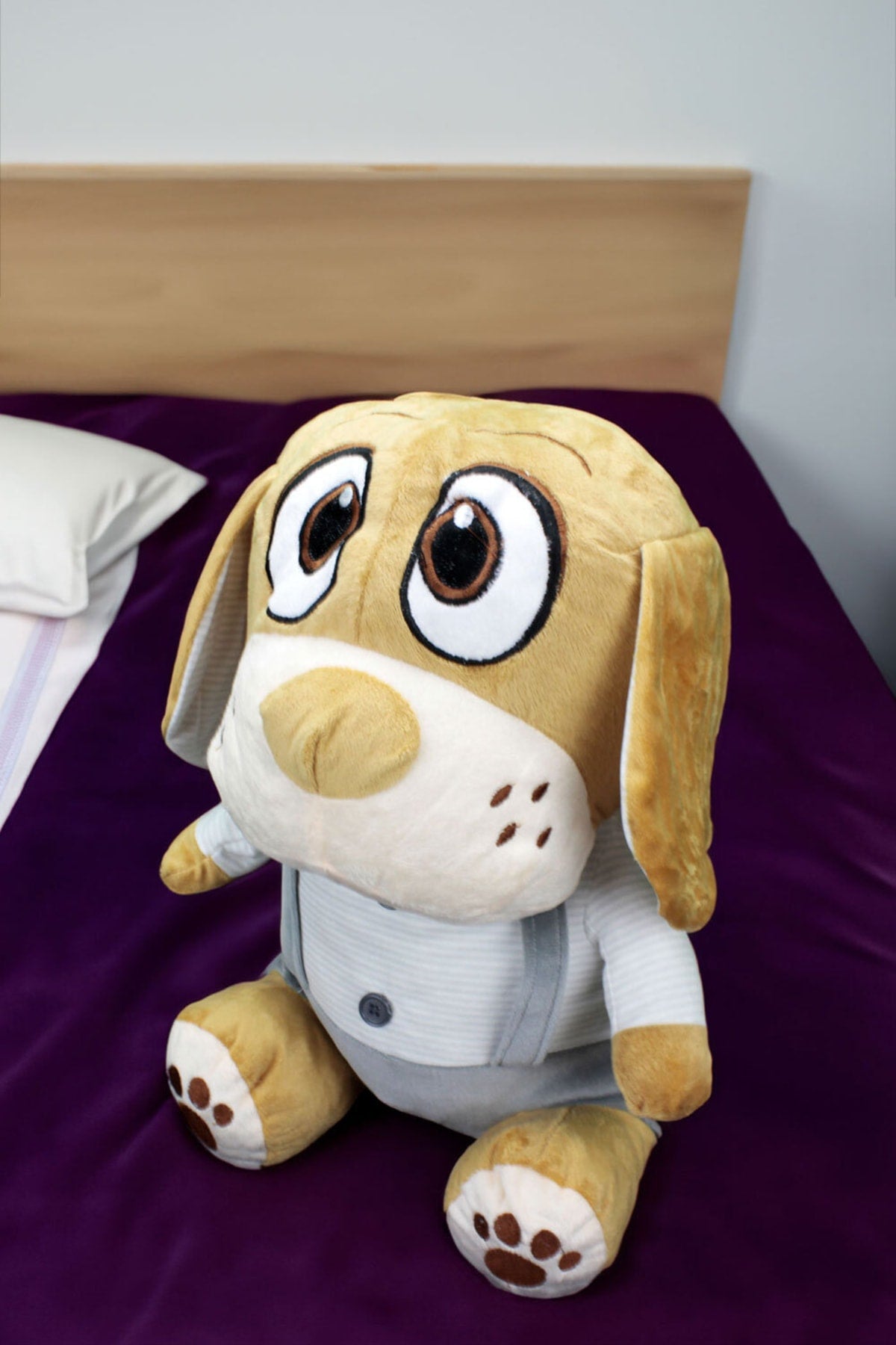 Dog Plush In Dress 40Cm