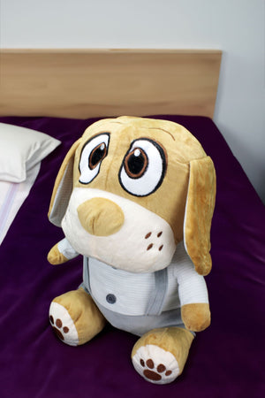 Dog Plush In Dress 40Cm