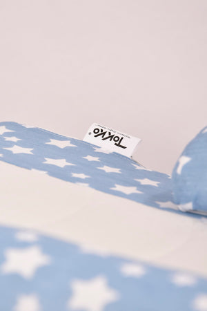 Multi-Function Washable Cover Orthopedic Baby Reflux Mattress-Degassing Baby Reflux Pillow Blue