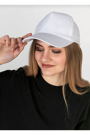 Adjustable Men'S-Women'S Plain Sports Hat With Velcro Back
