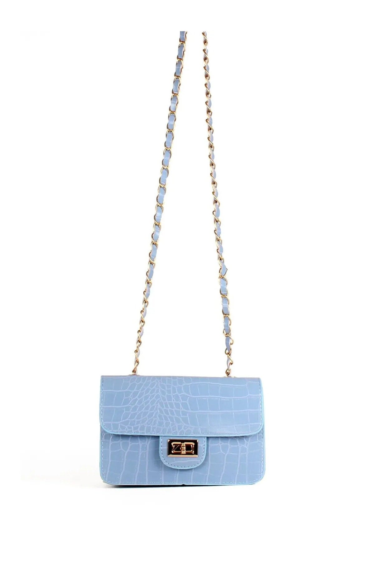 Women'S Crocodile Patterned Mini Shoulder Bag