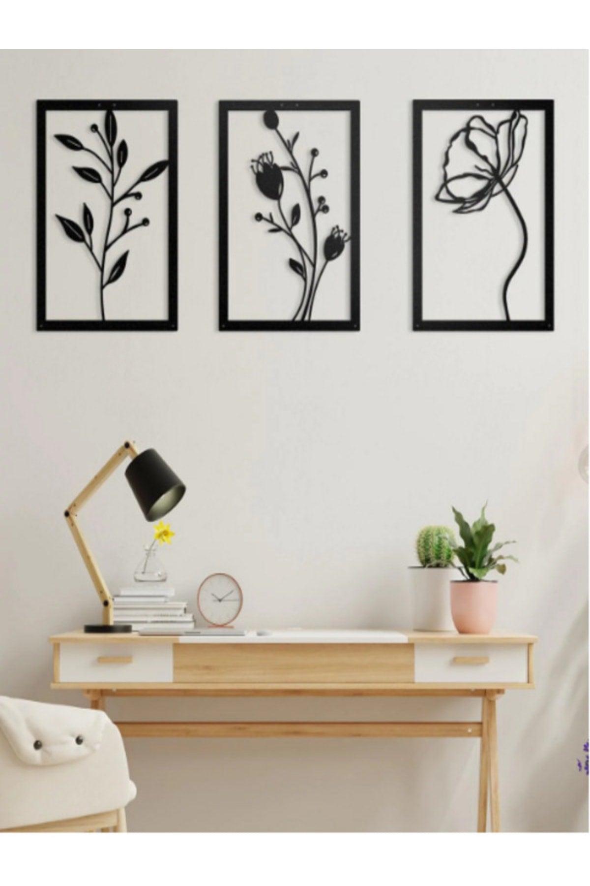 Poppy Flower Themed Wall Accessory - Swordslife