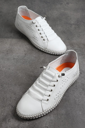 Daily Comfortable Summer Genuine Leather Men'S Shoes With Tires